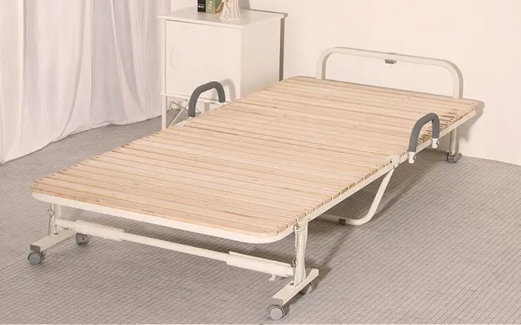 Folding Portable Roll Away Guest Bed With Strong Sturdy Stainless Steel Frame Home Furniture Japanese Futon Bed Bedroom & Office
