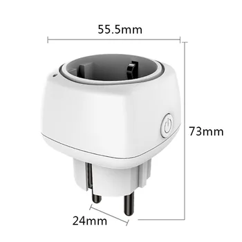 

13A Wireless WIFI Socket AC100-240V EU Timer Plug With Smart life App Smart Home Alexa Google Home Voice Control Socket