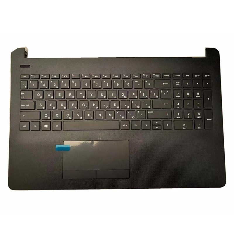 Russian laptop keyboard for HP 15-bs113DX 15-bs115DX 15-bs038DX 15-bs013DX black with Palmrest Upper Cover | Компьютеры и офис