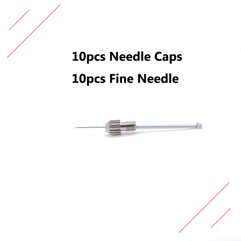 20pcs Mix Needles Аксессуары с ручкой для удаления татуировок микро-ручка для удаления точечной плазма, точка иглы для тату-машинки для лазерной кожи темное пятно прибор для удаления родинок - Габаритные размеры: 20pcs Mix Needles