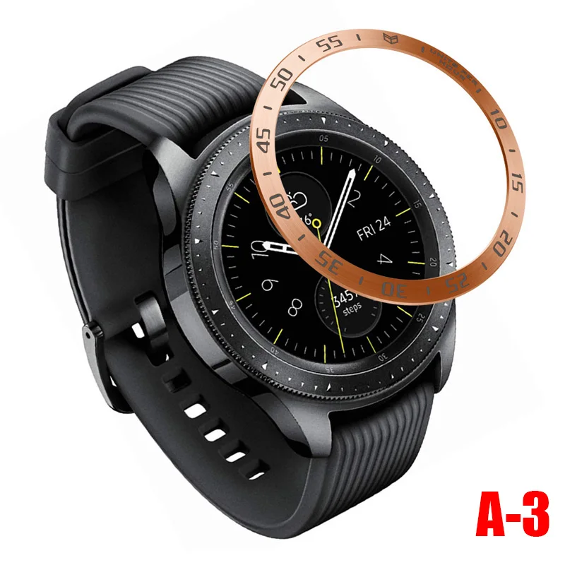 Ободок кольцо клеющаяся крышка против царапин Металл для samsung Galaxy Watch 42 мм SGA998