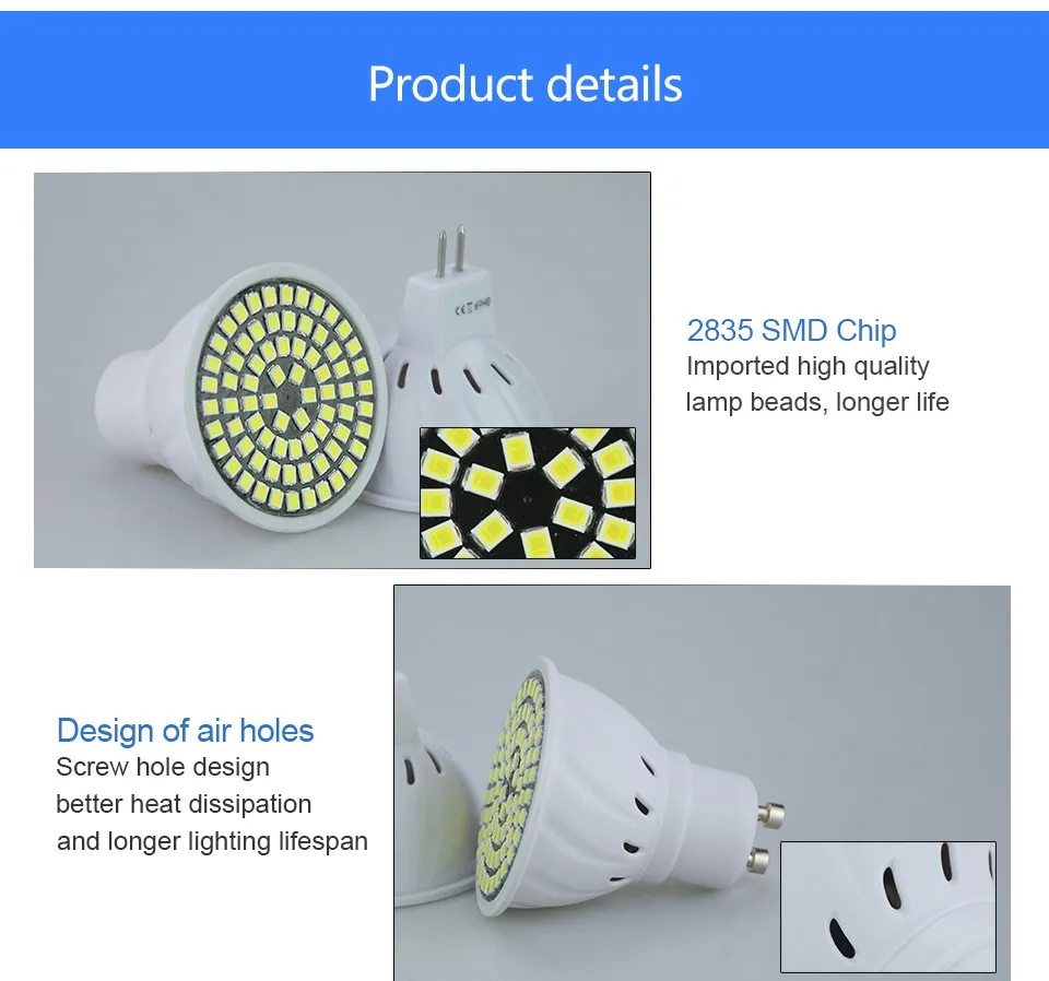 LED MR16 GU10 WHITE WARM WHITE  (7)