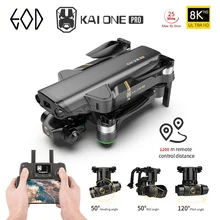 Новинка 2021, Радиоуправляемый квадрокоптер KAI ONE Pro с GPS и HD-камерой 8K, 3-осевой карданный подвес, профессиональный бесщеточный складной Квадрокоптер для фотосъемки Новинка 2021, Радиоуправляемый квадрокоптер KAI ONE Pro с GPS и HD-камерой 8K, 3-осевой карданный подвес, профессиональный бесщеточный складной Квадрокоптер для фотосъемки