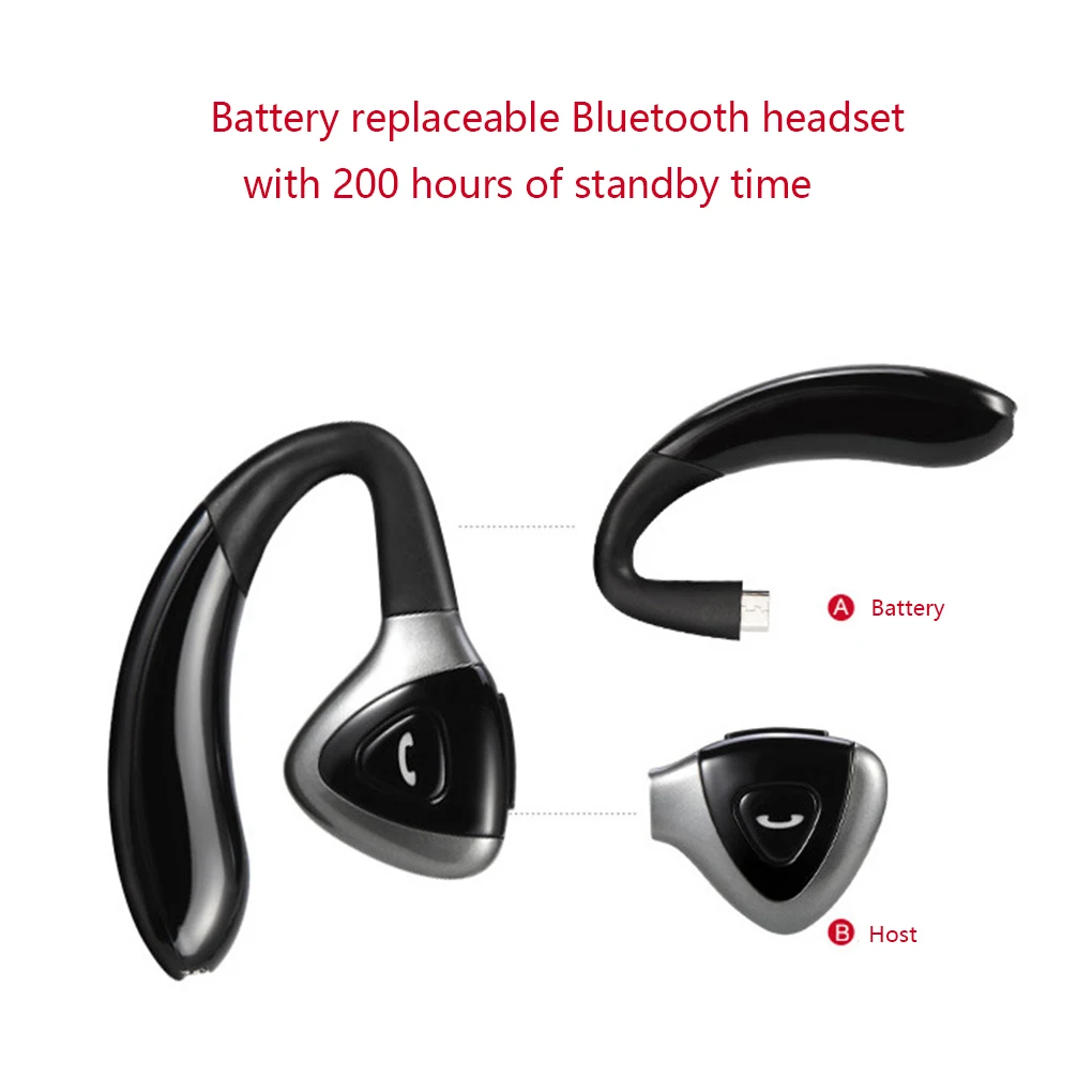 Беспроводная Bluetooth 4,1 Гарнитура Беспроводная Спортивная стерео крюк для наушников Тип наушники стерео гарнитура