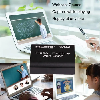 

New 4K 1080p Capture Card HDMI to 2.0 Graphics Recorder Box Device for Live Streaming Video Recording