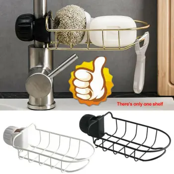 

Kitchen Organiser Hanging Basket Storage Sink Pouch Sponge Holder Caddy Bathroom Organizer For Neat Home