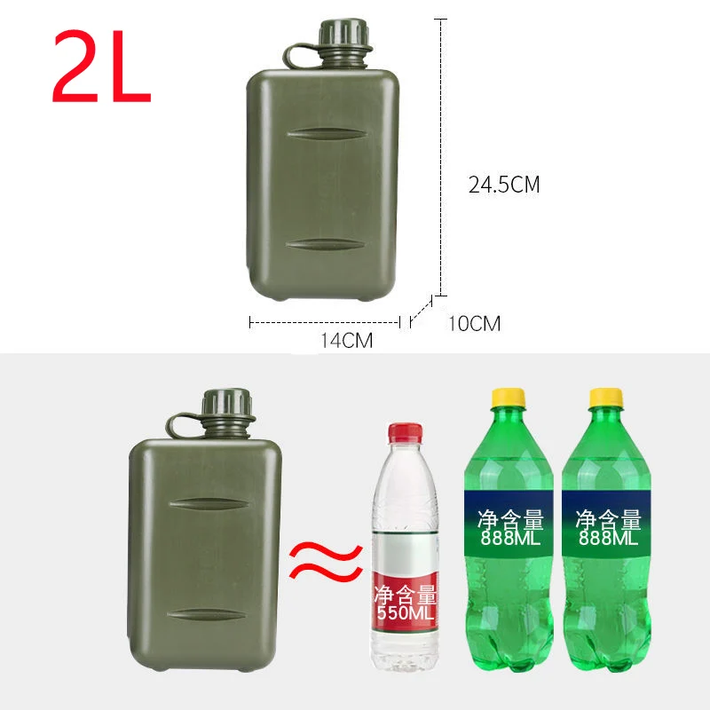 Tactical Sport water bottle 1L 2L Molle Outdoor Bag Shoulder Strap Army waterbottle flask tactics