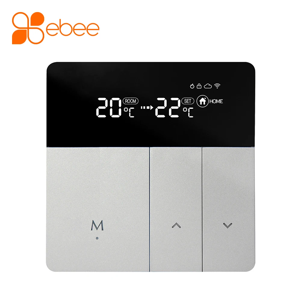 Термостат EBEE WiFi Tuya работает с интеллектуальным сроком службы газового