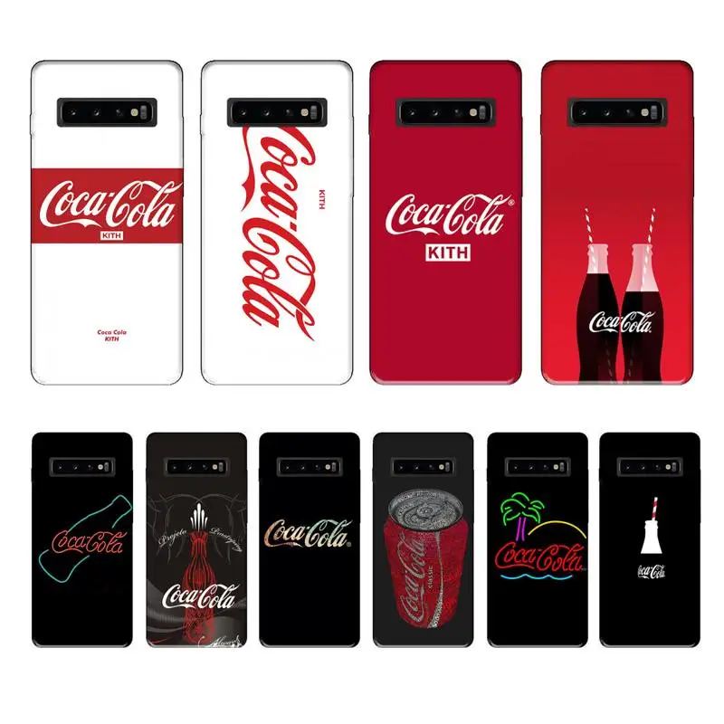 design coke logo case coque fundas etui for samsung galaxy A10 A20 A30S A40 A50 A51 A70 A71 note 8 9 10 cases cover | Мобильные