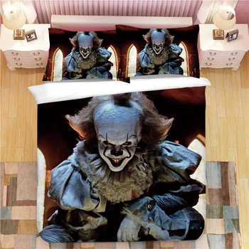 

Movie Clown 3D Bed Linens Duvet Covers Pillowcases Comforter Bedding Sets Bedclothes Bed Linen Bed Set