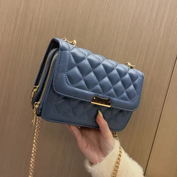 

Female Diamond Lattice Crossbody Bags For Women 2020 PU Luxury Handbags Designer Sac A Main Ladies Hand Shoulder Messenger Bag