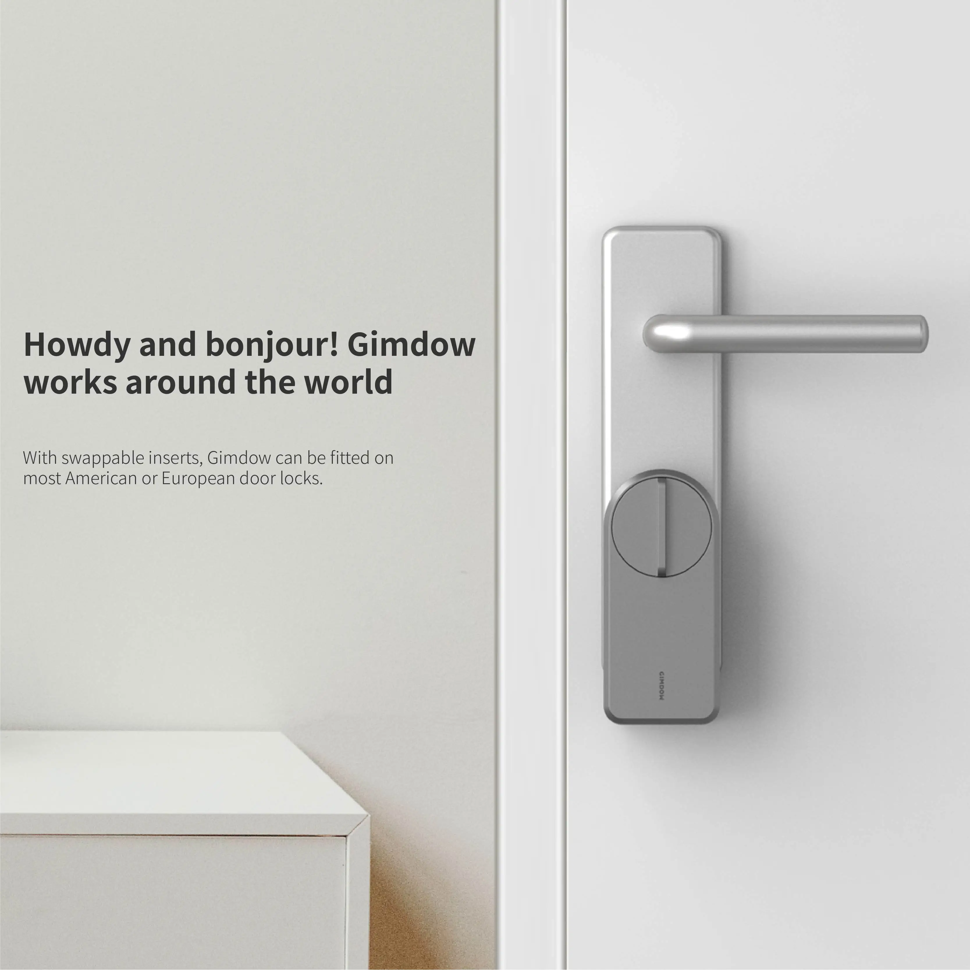 Умный дверной замок GIMDOW цифровой Замок с Bluetooth без изменения имеющийся