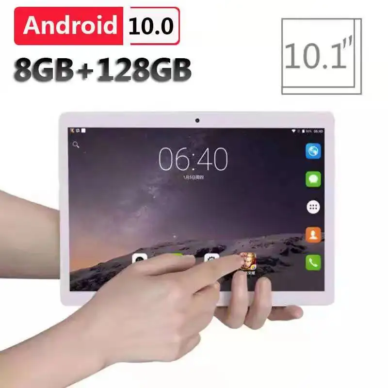 

New Tablet Pc 10.1 Inch Android 10.0 Tablets 10 Core Google Play 4G LTE Phone Call GPS WiFi Bluetooth 10 Inch Glass Panel