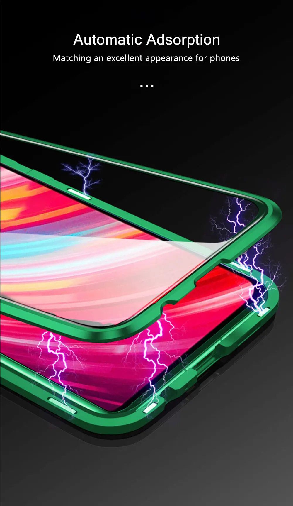 Магнитный чехол для Xiaomi Redmi Note 8 Pro, чехол, двусторонний чехол из закаленного стекла для Redmi Note8 Pro, чехол, твердая крышка, стекло, Fundas