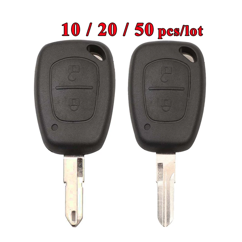 Keyforkess 10/ 20/ 50pcs Chiave Auto Chiave A Distanza Caso Guscio Vuoto di Ricambio 2 Pulsante per Renault Traffic/master/Vivaro/Movano/Kangoo 6 Keyforkess 10/ 20/ 50pcs Chiave Auto Chiave A Distanza Caso Guscio Vuoto di Ricambio 2 Pulsante per Renault Traffic/master/Vivaro/Movano/Kangoo - H9bc4924788b44ef7a227a3f3238ad69cB