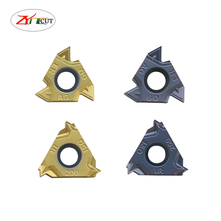 Резьбовое лезвие 11ER 11IR 16ER 16IR AG60 метрическое универсальное, английская универсальная Резьбовая вставка AG55, внутренняя и внешняя Резьбовая вставка