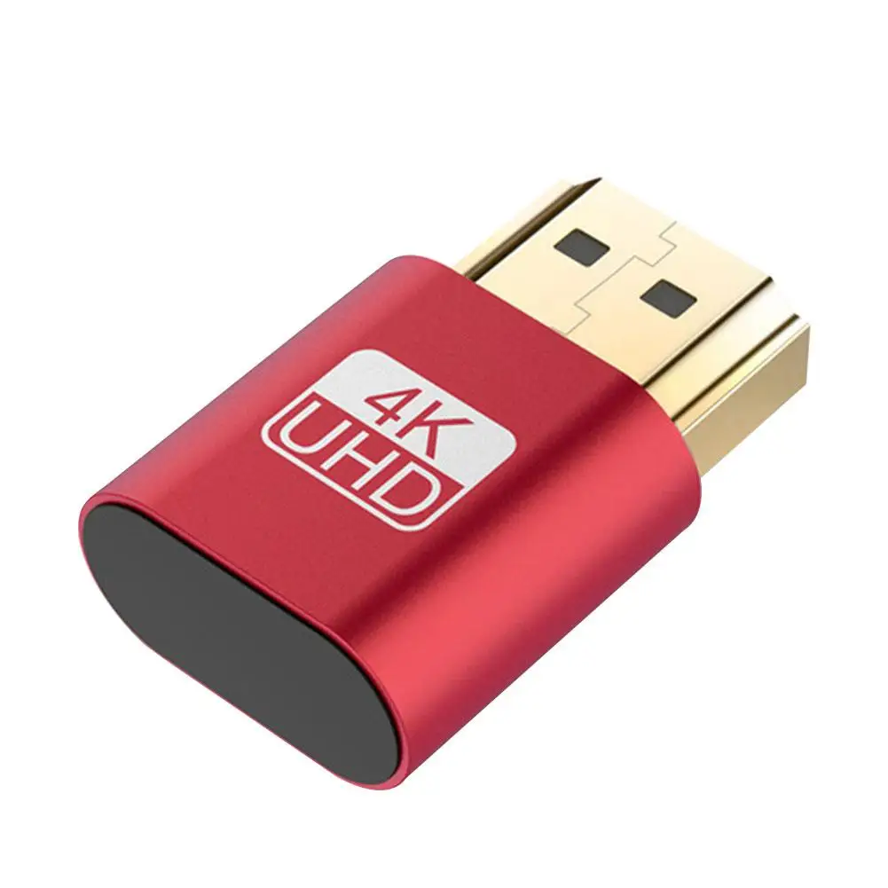 Прямая поставка 2 шт. 4K HDMI DDC EDID Подключаемая штепсельная вилка VGA виртуальный