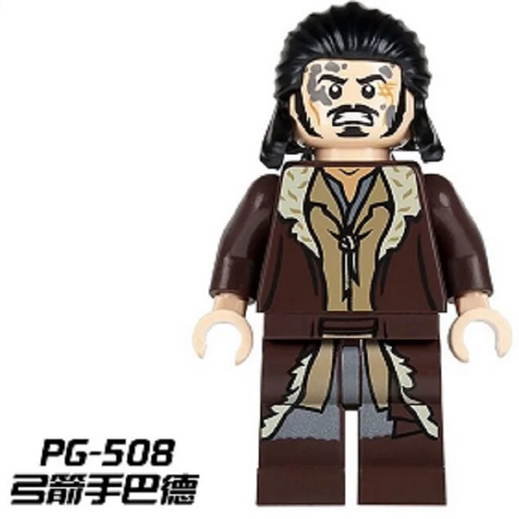 PG508 20Pcs No Box 20 шт. строительные блоки Фильм Властелин колец серии Арчер Бард собрать король Рохан фигурки для Детские куклы игрушки PG8031 - Цвет: PG508 20Pcs No Box