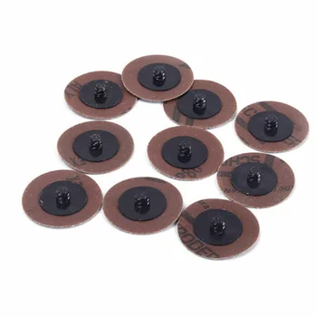 

50Pcs 2 Inch 50mm Sanding Discs Roll Lock Surface Sanding Discs Pad Polishing Sandpaper Quick Change Disc For Rotary Tools