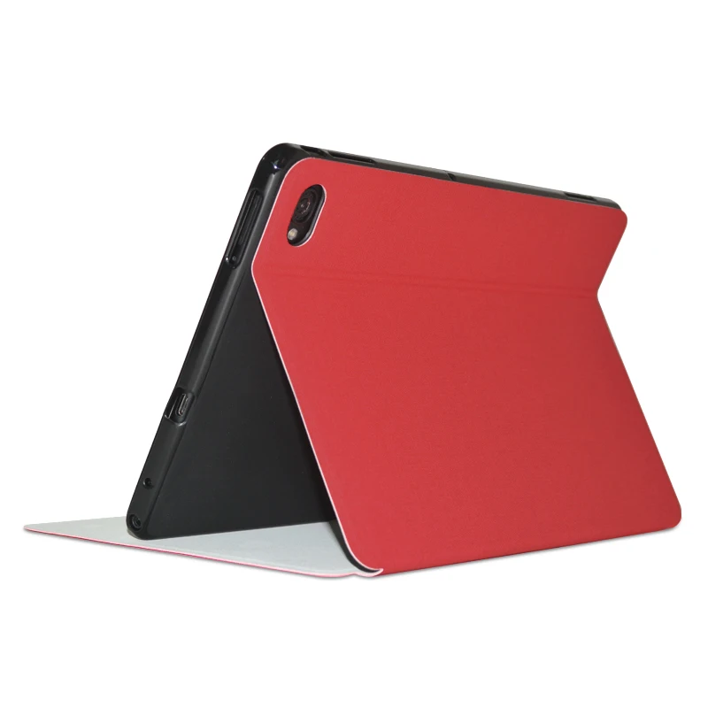 Newest Stand Case for Teclast T30 10.1" Tablet PC Silicone soft shell Protective Case Cover+ film gfits - Цвет: red