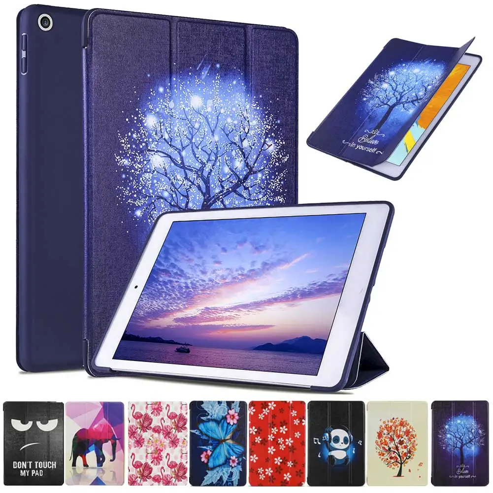 Умный чехол для iPad 10 2 дюймов 2019 7th Gen кожаный флип-чехол с принтом Пробуждение сна