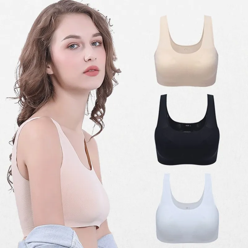 Seamless Sports Bra Top Wrapped Chest Padded Breathable Push up Workout Bra Women Top Sports Shirt Fitness Bra Plus Size