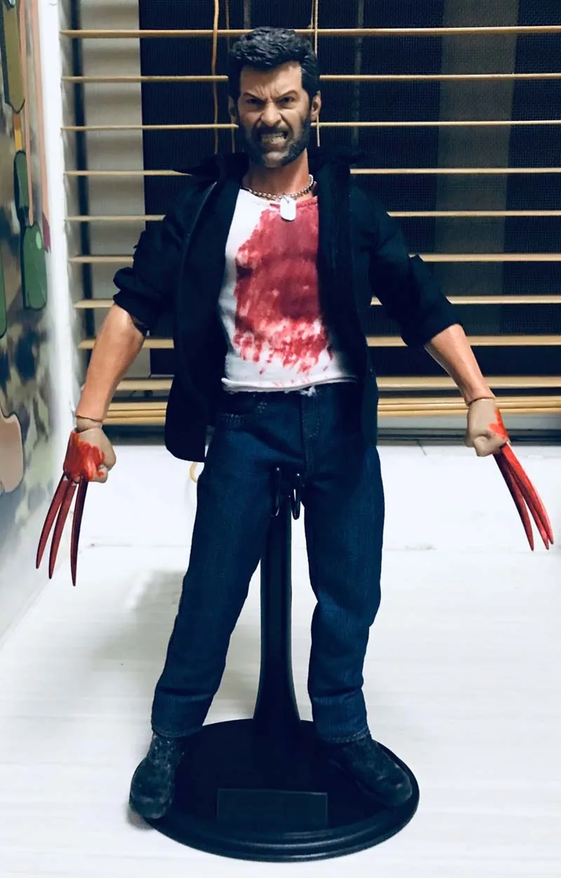 Футболка без рукавов лапа Angry Wolverine Head Sculpt Loagn футболка джинсы обувь модель для 12 в