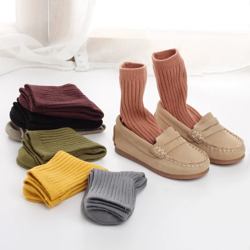 Children's Socks Autumn And Winter New Style Short Socks Children Combed Cotton Comfortable Breathable Infant Baby Socks