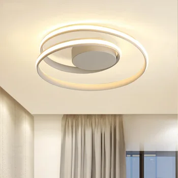 

Modern Ceiling Lights Ring LED Lamp Color Surface Mounted Ceiling Lamp for Living Room Bedroom White Black Deco AC85-265V CUOSHE