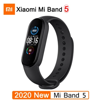 

In Stock Xiaomi Mi Band 5 Global Version Smart Bracelet AMOLED Screen Bluetooth Fitness Waterproof Smart Band Mi Band 5 Hots