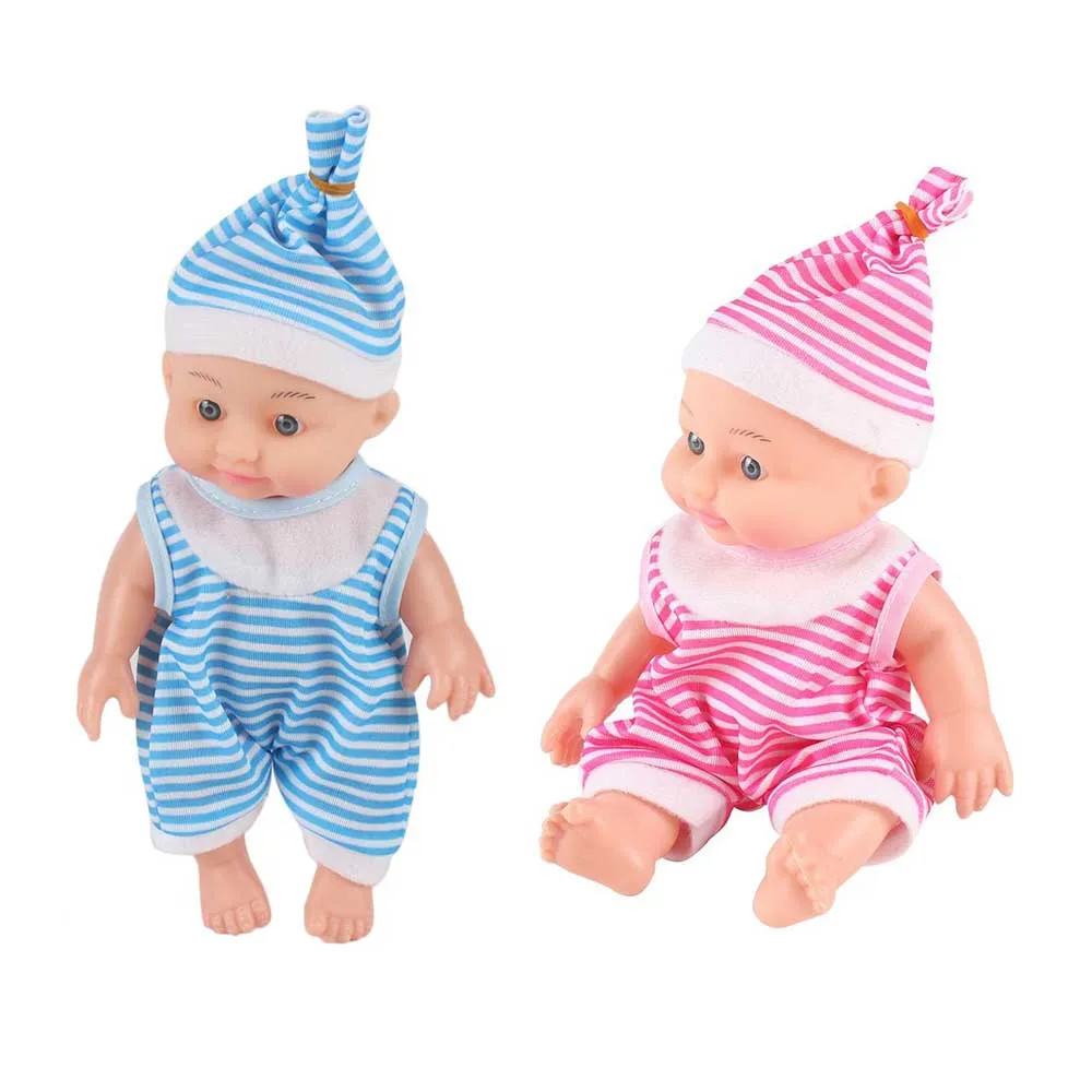 

OCDAY Simulated Cute Baby Soft Silicone Body Dressing Cloth Doll Realistic Newborn Doll Parenting Toy for Kids Education Toy