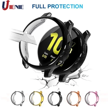 

Case for Samsung Galaxy Watch Active 2 40mm 44mm TPU Cover Smartwatch Protective Frame Shell Replacement Shockproof Clear Cases