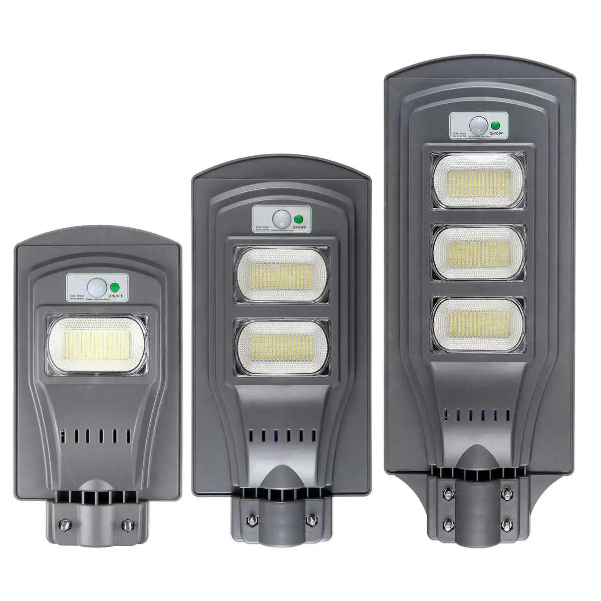 

Grey LED Solar Street Light 50W 100W 150W Solar Campus Lamp Outdoor Lighting for Walkway and Pathway