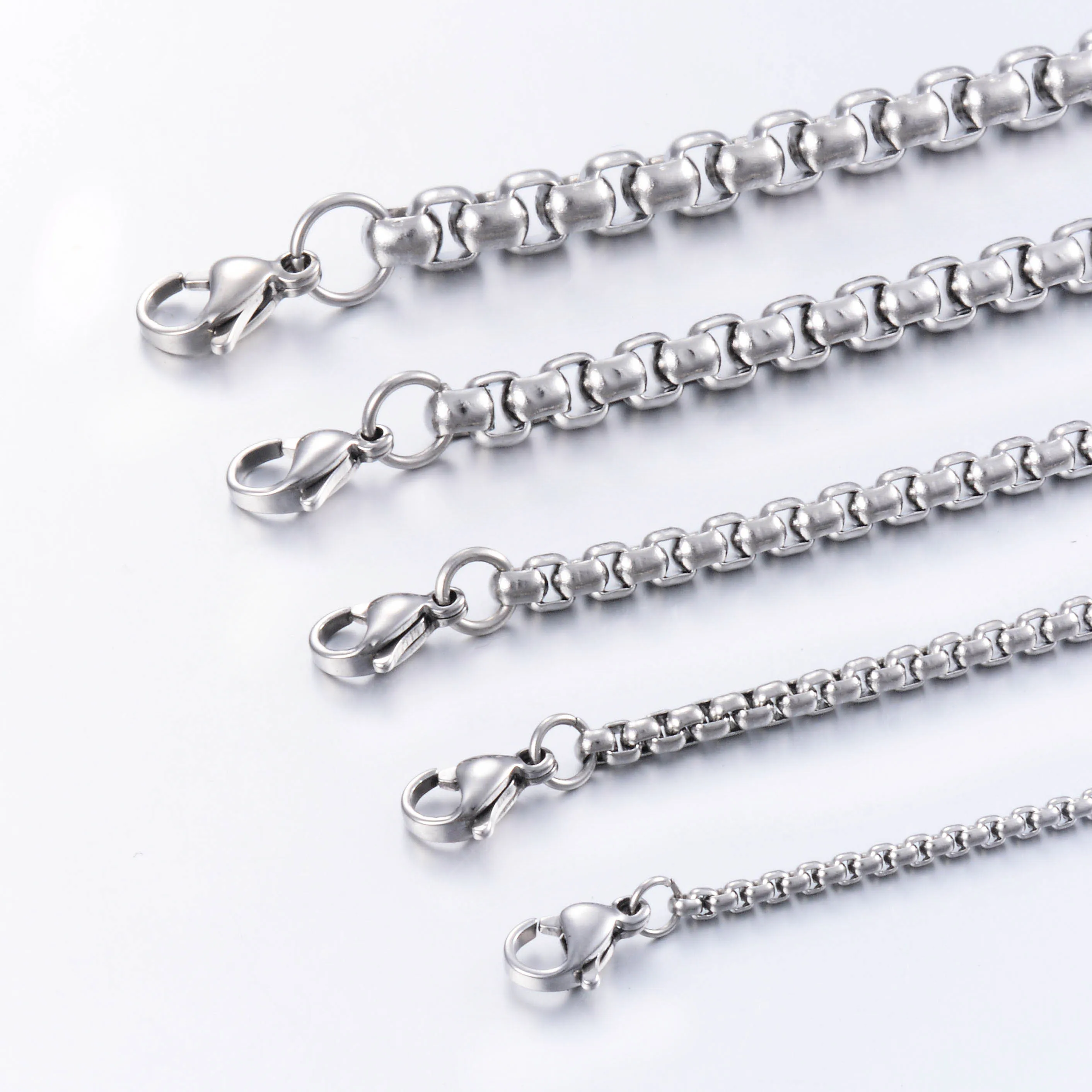 Stainless Steel Silver Men's And Women's Necklace High Quality Fashion Jewelry Can Be Customized Wholesale | Украшения и