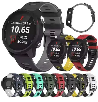 

Tschick For Garmin Vivoactive 3 Band,20mm Quick Release Silicone Replacement Band for Forerunner 645 245 /For Samsung Gear Sport