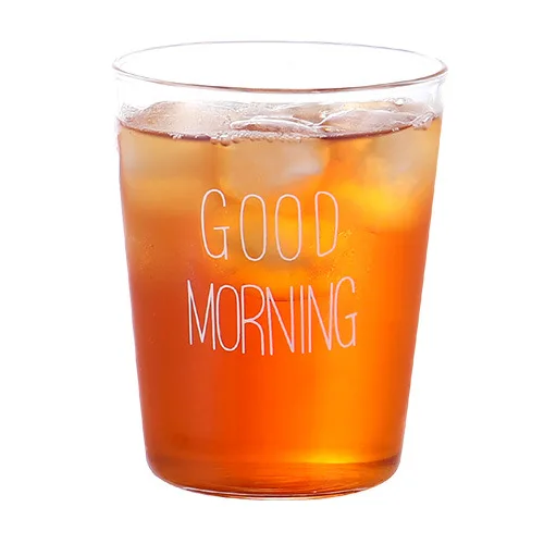 Прозрачная Высококачественная боросиликатная стеклянная чашка Juic для утреннего завтрака, Кружка для молока, кофе, вечерние коктейльный винный стакан, домашний чай, чашка для воды - Цвет: White