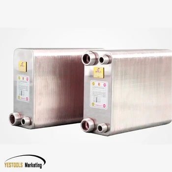 

1unit 50 Plates Stainless Steel Heat Exchanger Beer Wort Chiller Cooler Home Brewing Beer Brazed Plate Type Water Heater SUS304