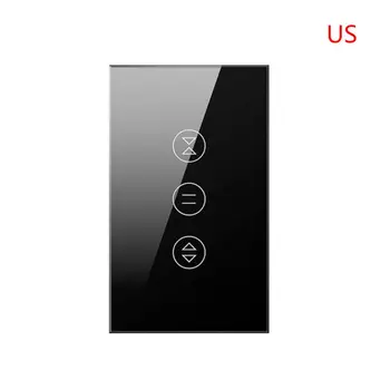 

WiFi Smart Curtain Switch for Electric Roller Shutter EU/US Switch Timer Setting