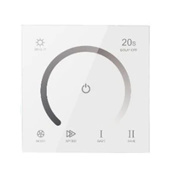 

Smart Contact Dimmer Glass Panel Wall Switch DC 12V 24V Dimmable Timer LED Controller for Single Color LED Strip Lights