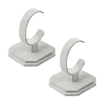 

2x Watch Display Rack Bracelet Anklet Storage Showcase Jewelry Stand Holder