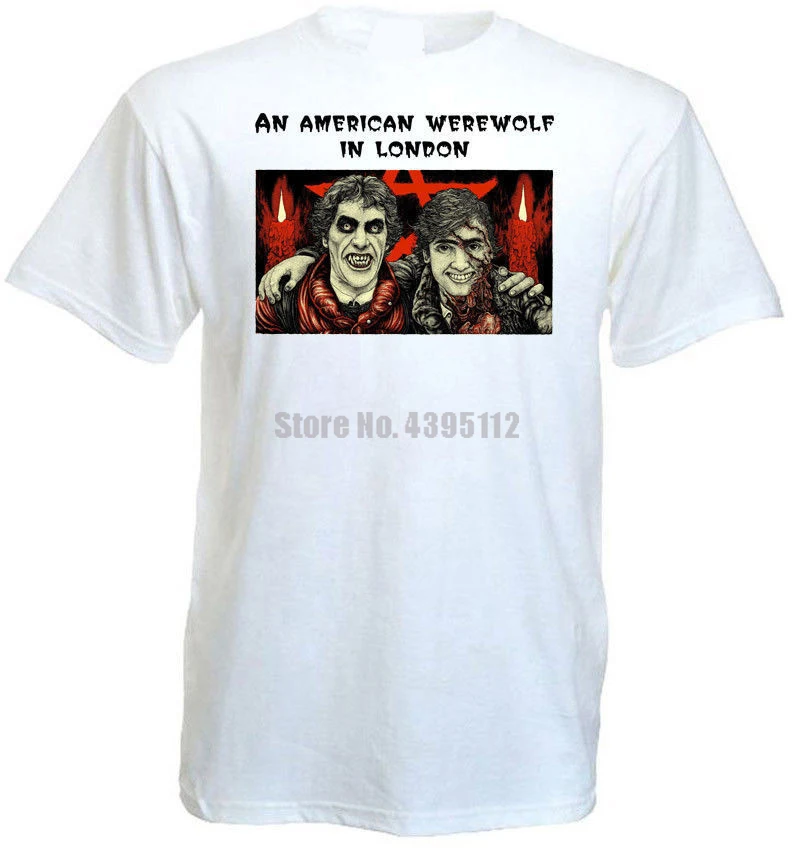 

An American Werewolf In London Movie Poster Male Oversize Tshirt Fashion T-Shirt Fashions Tshirts Fishinger T-Shirts Ybctnw