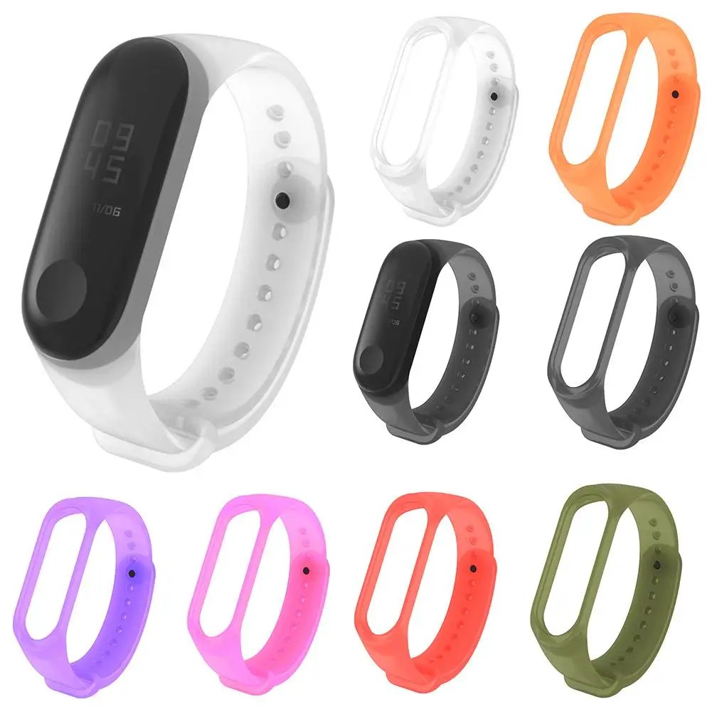 Новый ремешок на запястье для Xia o mi band 4 ll et браслет Цветной смарт-браслета