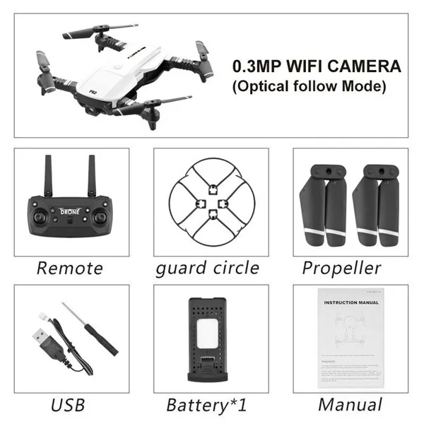 Дрон X Pro F62 складной Квадрокоптер wifi FPV с 1080P HD камерой RC Дрон - Цвет: 30W White