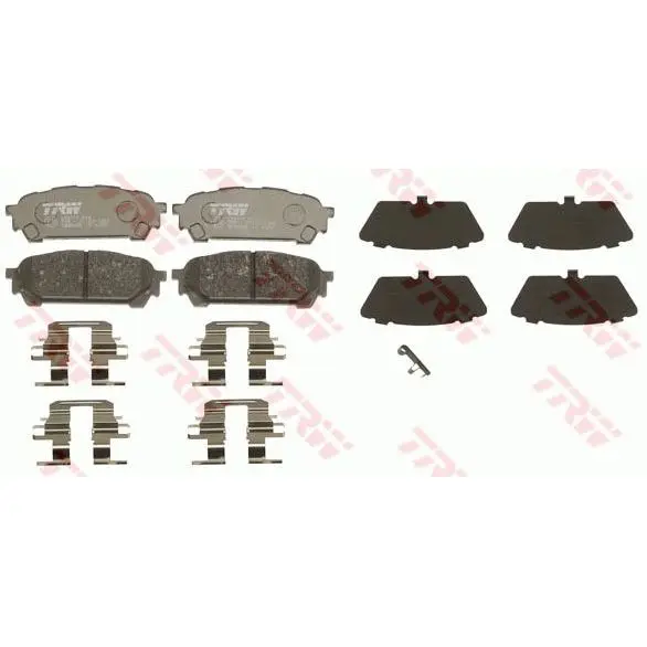 Колодки тормозные SUBARU IMPREZA 2.0 11.02- задние TRW GDB3395