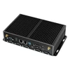 XCY Fanless Industrial Mini PC Intel Core i7 5500U 2x GbE LAN 6x COM RS232 HDMI VGA 6x USB Support WiFi 4G LTE Windows Linux 3