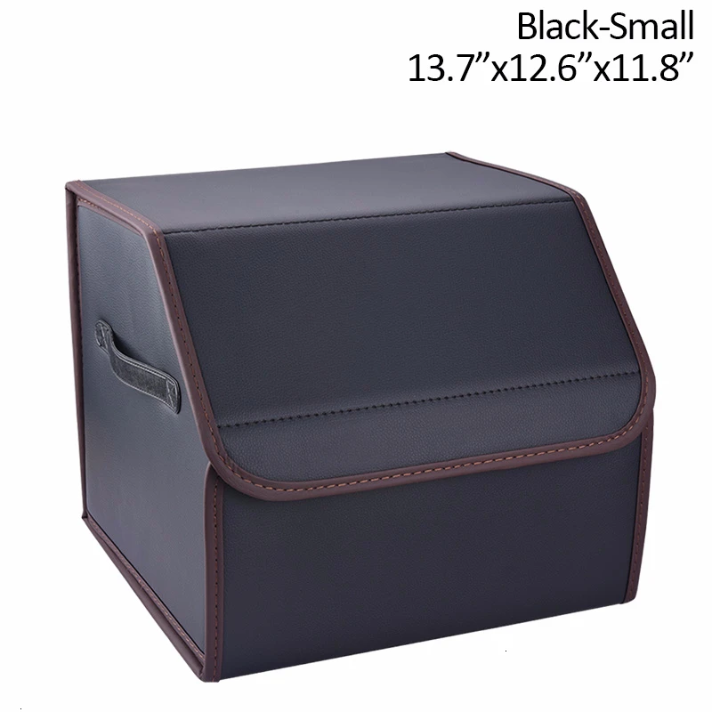 Black small SPEEDWOW автомобильный ящик для хранения, складной чехол-контейнер, большая емкость, Складной автомобильный органайзер для интерьера, универсальная сумка для хранения - Название цвета: Black small