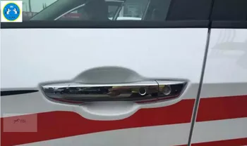 

Lapetus Accessories Chrome Side Door Grip Handle Cover Trim For Honda Civic 2016 - 2019 ABS / With Smart Key Hole