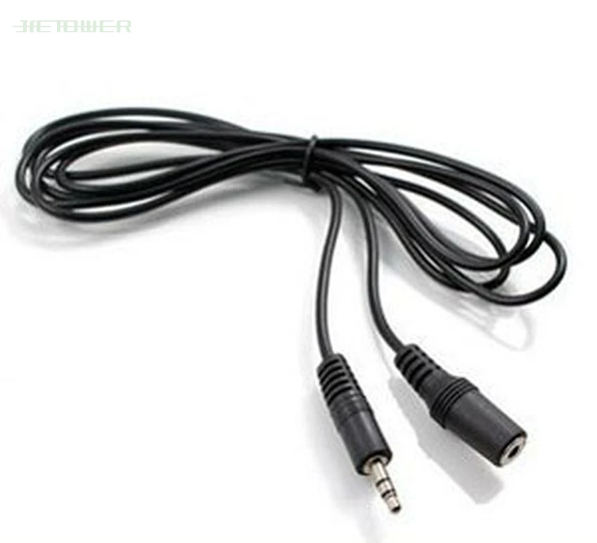 3 5mm Jack Extension Audio Cable Male To Female Wired Headphones Headphone Extension Cable Speaker AUX Cable Cord for PC 100pcs