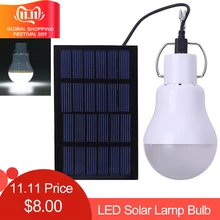 Светодиодный светильник на солнечной батарее, портативная лампа, лампа для палатки, светящийся светильник на солнечной энергии, уличный солнечный светильник для сада, кемпинга