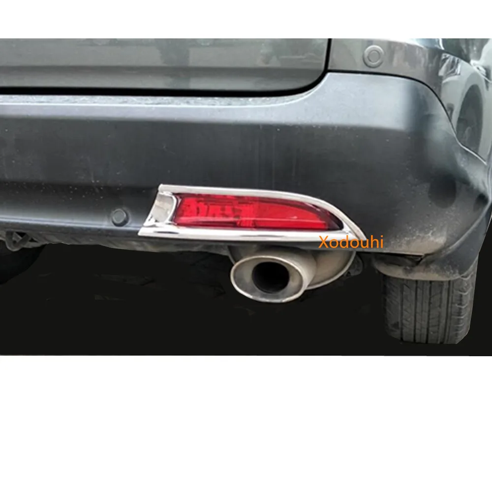 Для Honda CRV CR-V 2012 2013 крышка автомобиля ABS Хромированная задняя лампа задний хвост противотуманная фара отделка рамка палка 2 шт